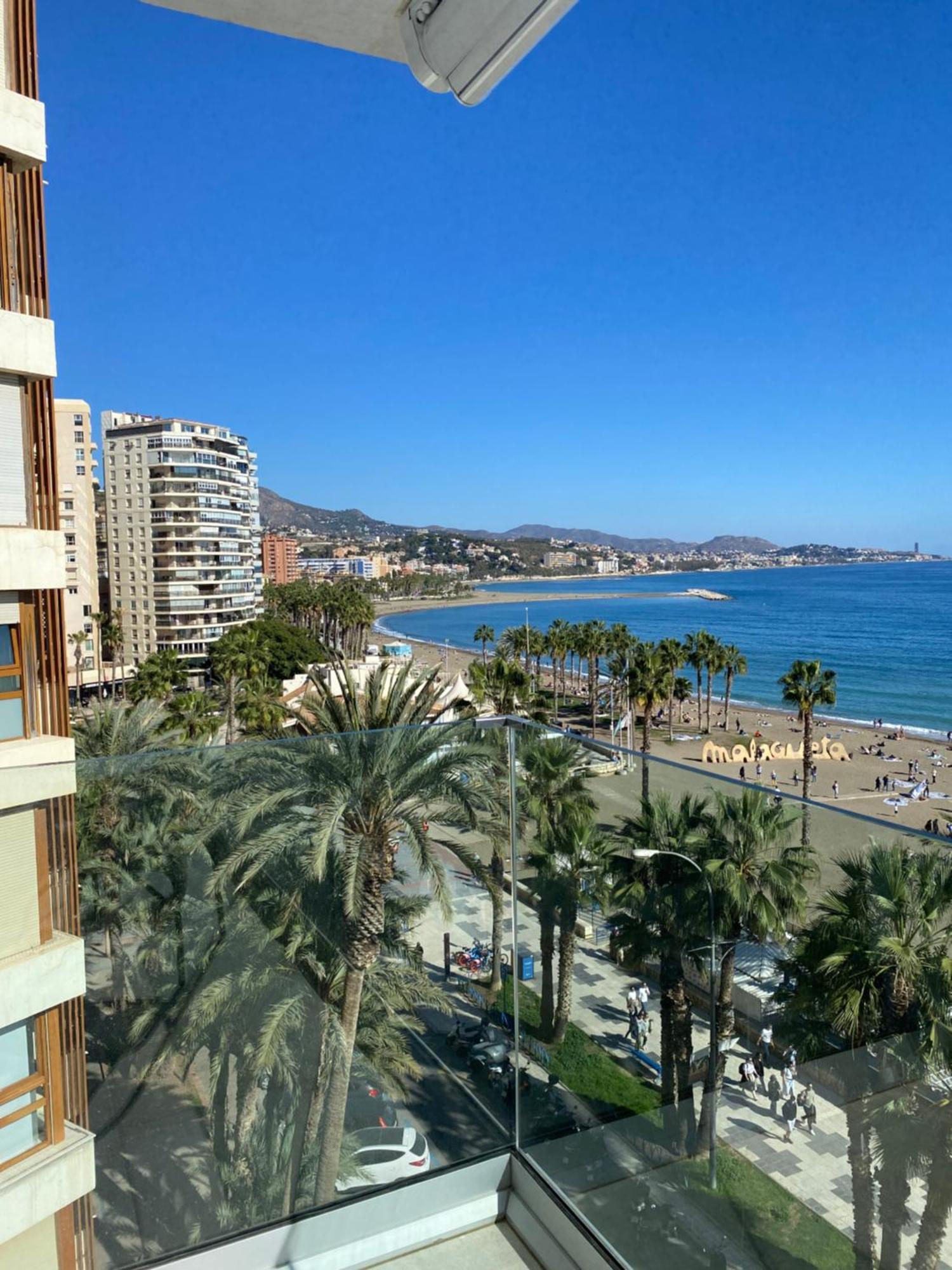 Apartamento Con Terraza Vista Al Mar Malagueta Màlaga Exteriér fotografie